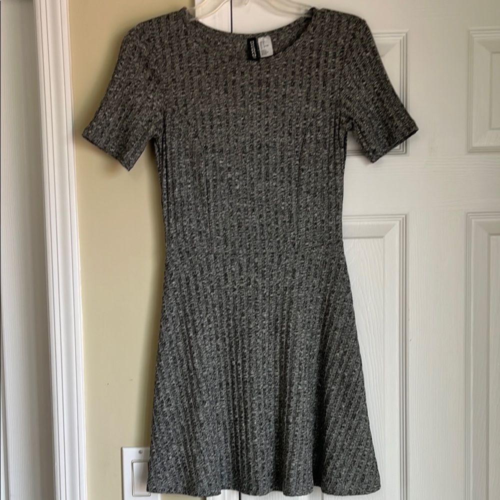 Divided Textured Dress